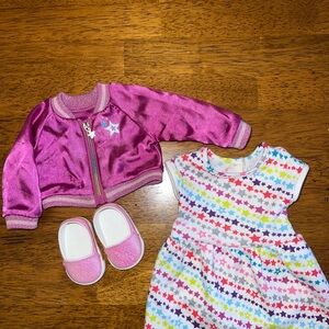 American Girl Sparkle and Shine Meet outfit